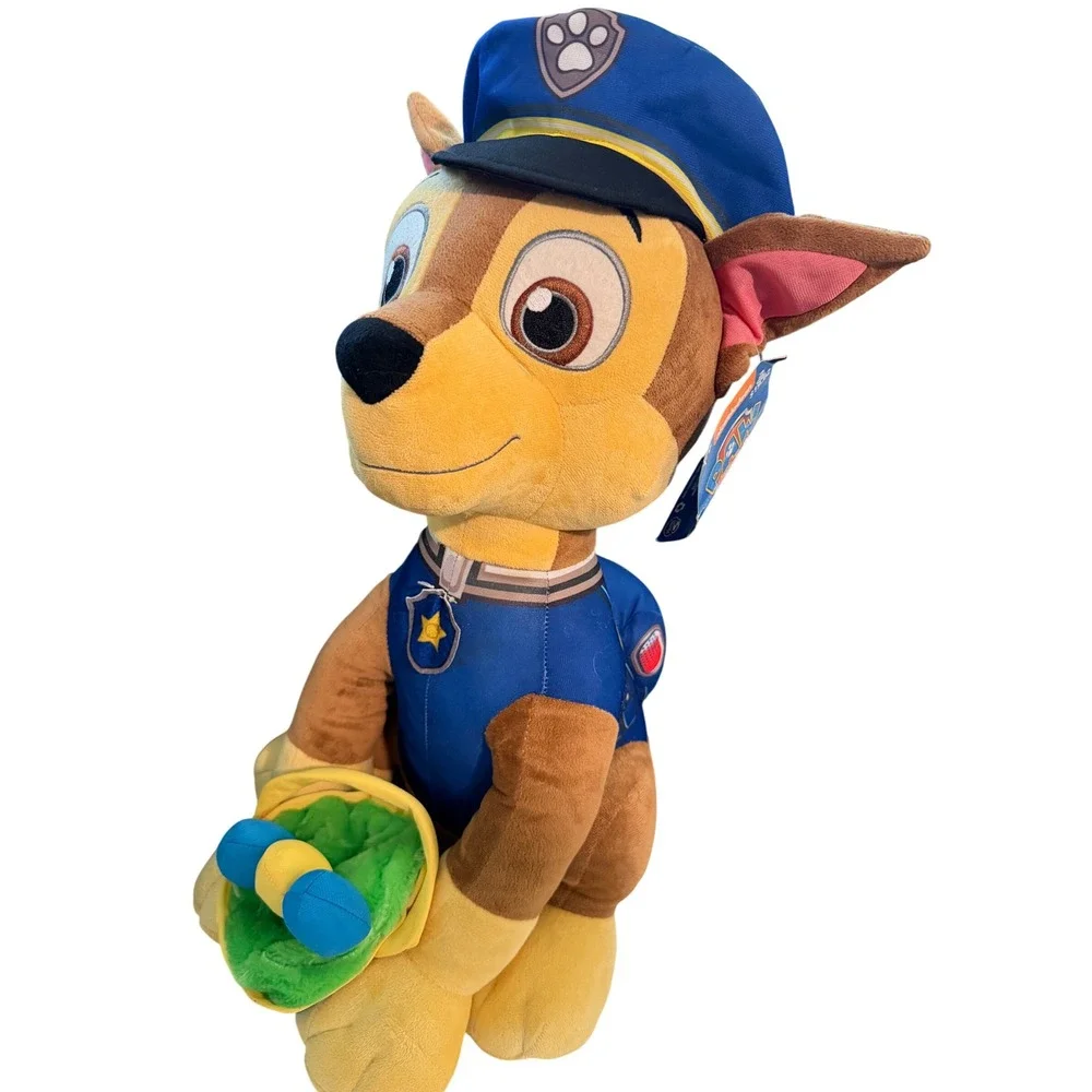 PAW Patrol Chase Police Dog Plush Large 21 Inch Nick‎ Jr Spin Master Kawaii